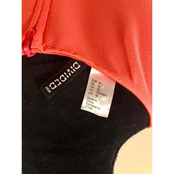 H&M Pink Sleeveless Tank Mini Dress Size 10 - Picture 4 of 5